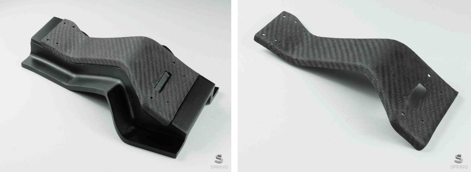 stampo per un supporto in carbonio